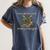 Easily Distracted By Books And Dragons Graphic Women's Comfort Colors T-Shirt Moss