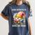 Easily Distracted By Books And Gnomes Book Reading Gnome Women's Comfort Colors T-Shirt Moss