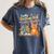 Easily Distracted By Cats And Books Book & Cat Lover Women's Comfort Colors T-Shirt Moss