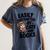 Easily Distracted By Cats And Books Lovers Reading Women's Comfort Colors T-Shirt Moss