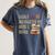 Easily Distracted By Dogs And Books Pets Books Lovers Women's Comfort Colors T-Shirt Moss