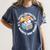 Easily Distracted By Rabbits And Books Reading Women's Comfort Colors T-Shirt Moss