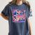 EAT THE RICH 90S NOSTALGIA WHALE ORCA YAHCT RETRO Women's Comfort Colors T-Shirt Moss