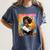 Educated Afro Girl Reading Book Lover History Month Women's Comfort Colors T-Shirt Moss