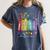 Equality Hurts No One Floral Books LGBTQ Gay Les Pride Month Women's Comfort Colors T-Shirt Moss