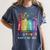 Equality Hurts No One Floral Books LGBTQ Pride Human Rights Women's Comfort Colors T-Shirt Moss