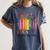 Equality Hurts No One LGBTQ Pride Books And Flowers Women's Comfort Colors T-Shirt Moss Equality Hurts No One LGBTQ Pride Books And Flowers Women's Comfort Colors T-Shirt Moss