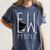 Ew People Cat Introvert Anti-Social Women's Comfort Colors T-Shirt Moss