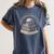 Existential Crisis Club Lifetime Member Skull And Books Women's Comfort Colors T-Shirt Moss