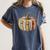 Fall Book Pumpkin Fall Librarians Bookworm Teachers Students Women's Comfort Colors T-Shirt Moss