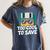 Floppy Disk Retro Tech Nostalgia Old School Computing Humor Women's Comfort Colors T-Shirt Moss