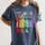 Floral Foxglove Daisy Tulip 8647 Books Lover Blooming Flower Women's Comfort Colors T-Shirt Moss