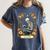 Floral Tarot Card The Reader Skeleton Reading Book Women's Comfort Colors T-Shirt Moss Floral Tarot Card The Reader Skeleton Reading Book Women's Comfort Colors T-Shirt Moss