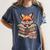 Fox Read Books Be Kind Stay Weird Reader Cute Nerd Bookworm Women's Comfort Colors T-Shirt Moss