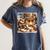 Fox Reads By Fireplace In Cabin Rustic Book Cozy Cup Tea Women's Comfort Colors T-Shirt Moss