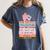 With Freedom Flowers Books And The Moon Women's Comfort Colors T-Shirt Moss With Freedom Flowers Books And The Moon Women's Comfort Colors T-Shirt Moss