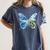 Frutiger Aero Aesthetic Butterfly Computer Fishes Scenery Raglan Baseball Tee Women's Comfort Colors T-Shirt Moss Frutiger Aero Aesthetic Butterfly Computer Fishes Scenery Raglan Baseball Tee Women's Comfort Colors T-Shirt Moss