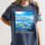Frutiger Aero Aesthetic Tech Ocean Underwater Fishes Women's Comfort Colors T-Shirt Moss Frutiger Aero Aesthetic Tech Ocean Underwater Fishes Women's Comfort Colors T-Shirt Moss