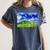 Frutiger Aero Dolphin Meadow Aesthetic Y2k 2000s Ironic Women's Comfort Colors T-Shirt Moss