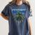 Frutiger Aero Palm Tree Y2k Aesthetic 2000s Trend Women's Comfort Colors T-Shirt Moss