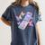 Frutiger Aero Y2K Chrome Phone Butterfly Women's Comfort Colors T-Shirt Moss