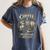 Fueled By Coffee And 19th Century Literature Book Tee Women's Comfort Colors T-Shirt Moss