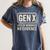 Gen X Lots Of Memories No Evidence Retro Nostalgia Women's Comfort Colors T-Shirt Moss