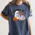 Ghost Reading Halloween Women Teacher Book Lover Women's Comfort Colors T-Shirt Moss