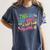 This Girl Just Wants To Be Left Alone Retro Nostalgia Women's Comfort Colors T-Shirt Moss