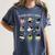 God Says I Am Cat Book Lover Christian Cute Jesus Girls Kids Women's Comfort Colors T-Shirt Moss