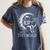 A Good Book Is Out Of This World Kids Reading Imagination Women's Comfort Colors T-Shirt Moss