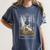 Gothic Book Lover Skeleton Women's Comfort Colors T-Shirt Moss