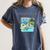 Grass Fun UI UX Er Computer Retro Fish Frutiger Aero Premium Tri-Blend Women's Comfort Colors T-Shirt Moss