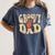 Groovy Dad 70s Aesthetic Nostalgia 1970's Retro Dad Women's Comfort Colors T-Shirt Moss