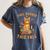 Halloween Fully Booked This Fall Book Ginger Cat Reading Women's Comfort Colors T-Shirt Moss