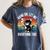 Hang On Let Me Overthink Cat Coffee Retro Introvert Women's Comfort Colors T-Shirt Moss