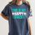 This Is My Happy Face Introvert Women's Comfort Colors T-Shirt Moss This Is My Happy Face Introvert Women's Comfort Colors T-Shirt Moss