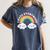 I Hate Everybody Rainbow Sarcastic Grumpy Introvert Women's Comfort Colors T-Shirt Moss I Hate Everybody Rainbow Sarcastic Grumpy Introvert Women's Comfort Colors T-Shirt Moss