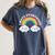 I Hate Everybody Rainbow Sarcastic Grumpy Introvert Women's Comfort Colors T-Shirt Moss I Hate Everybody Rainbow Sarcastic Grumpy Introvert Women's Comfort Colors T-Shirt Moss