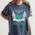 My Heart Was Not In Loving Memory Missing Daughter In Heaven Women's Comfort Colors T-Shirt Moss