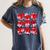 Heart Reading Books Valentine Teacher Boys Girls Book Lover Women's Comfort Colors T-Shirt Moss