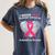 Heart I Wear Pink In Memory Of Nana Breast Cancer Awareness Women's Comfort Colors T-Shirt Moss