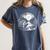Hedgehog Reading Book Full Moon Lake Scenery Women's Comfort Colors T-Shirt Moss