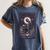 High Priestess Tarot Art Celestial Mystic Book Lover Women's Comfort Colors T-Shirt Moss