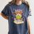 Highland Cow Reading Book Floral Bookworm Women's Comfort Colors T-Shirt Moss Highland Cow Reading Book Floral Bookworm Women's Comfort Colors T-Shirt Moss