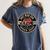 Hotrod Custom Car Automotive Nostalgia Distressed Premium Tri-Blend Women's Comfort Colors T-Shirt Moss