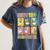 HUGvyn Happy 100 Days Of School Teacher Goose Preppy Books Women's Comfort Colors T-Shirt Moss