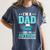 I'm A Dad And An Author Book Writer Father Women's Comfort Colors T-Shirt Moss