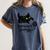 Introvert Energy Cat Love Cat Meme Women's Comfort Colors T-Shirt Moss