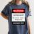 Introvert Warning Danger Do Not Pet Disturb Anti-Social Women's Comfort Colors T-Shirt Moss